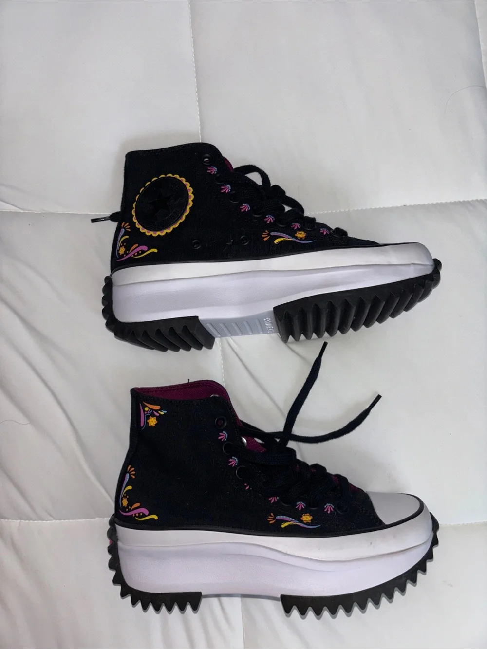 Converse Run Star Hike Platform High 'Día de Muertos' sneakers